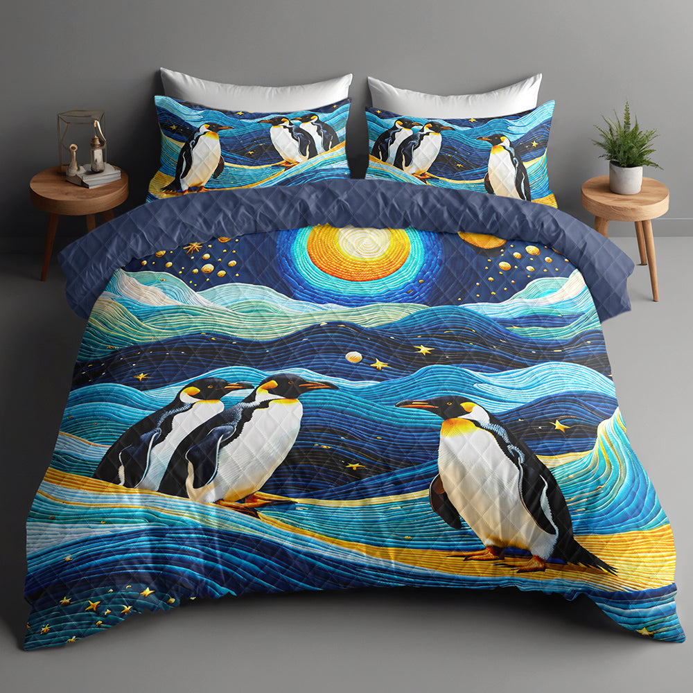 Gifts For Penguin Lovers Quilt Bed Set 06huqn210125-Homacus