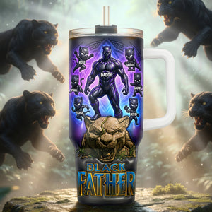 The Best Warrior Dad And Kids Tumbler - Personalized Gifts For Dads 03hulu040526-Homacus