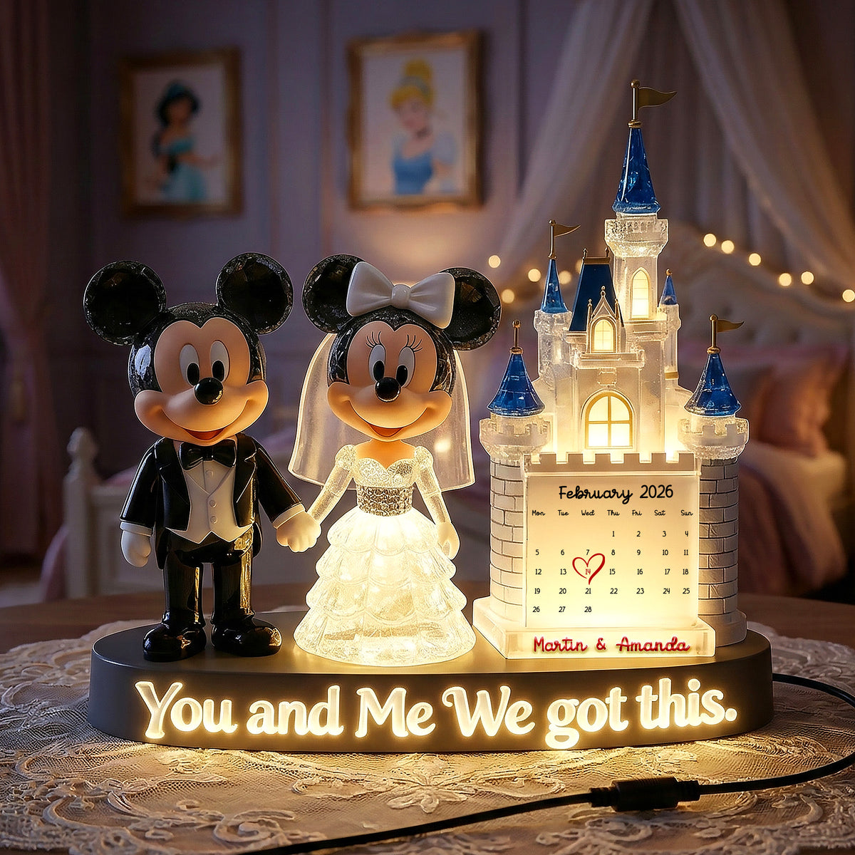 Wedding Couple Light Box - Personalized Gifts For Couples 05hymg181225-Homacus