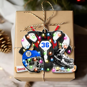 Personalized Gifts For Ice Hockey Lovers Ornament 02HUQN211024-Homacus