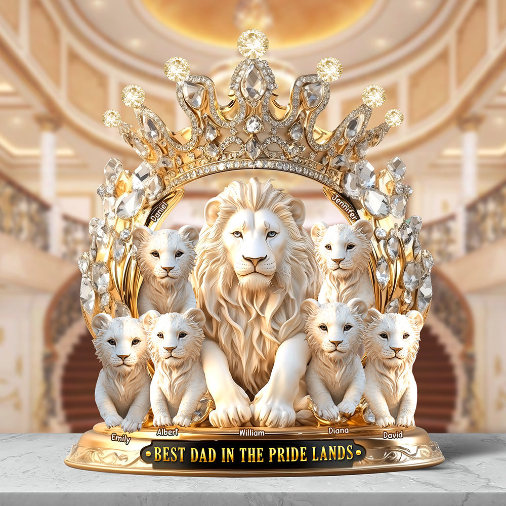 Best Dad Gown Acrylic Plaque, Personalized Christmas Gifts For Dad 01tgqn080525-Homacus