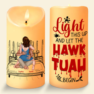 Personalized Gifts For Couple, Naughty Couple LED Candle 06TOQN291124HH-Homacus