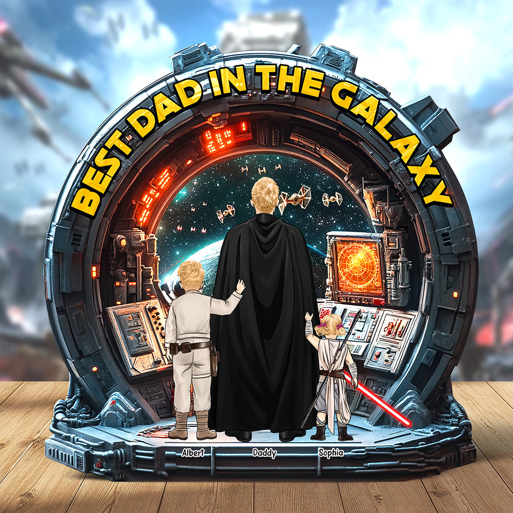 Galaxy Dad Acrylic Plaque - Personalized Gifts For Dad 05TGQN030525HHHG-Homacus