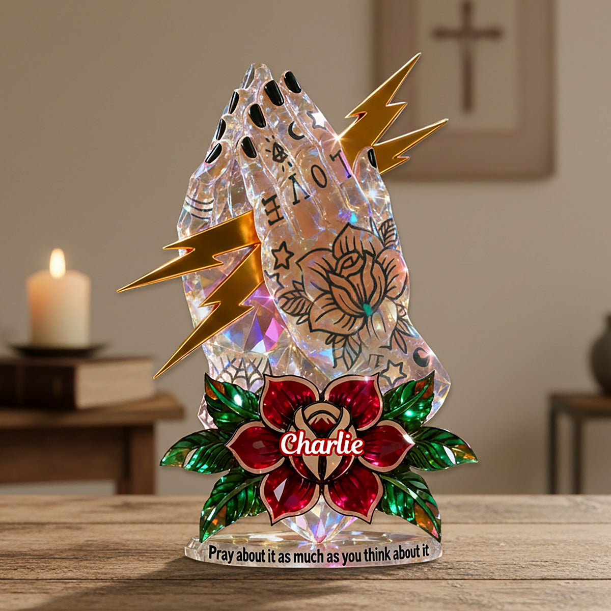 Faith God Acrylic Plaque - Personalized Gifts For Christian 05TGMG060226-Homacus