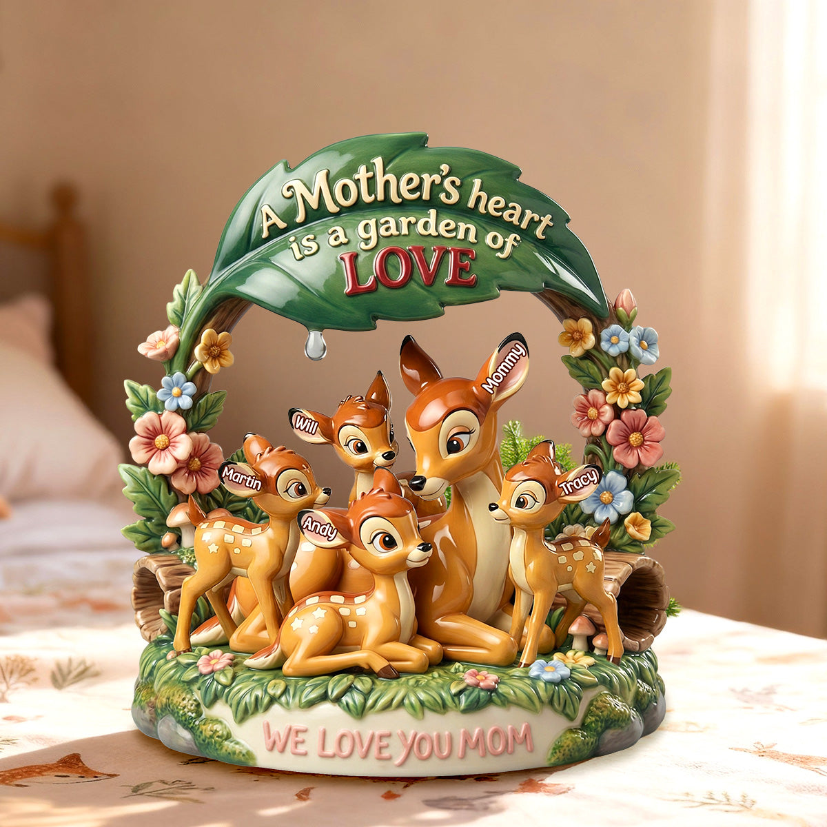 Mother's Heart Acrylic Plaque - Personalized Gifts For Mom 01pamg030226-Homacus