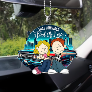 Personalized Gifts For Couple Car Ornament, Lowrider Car Lover 05qhpu030125hg-Homacus