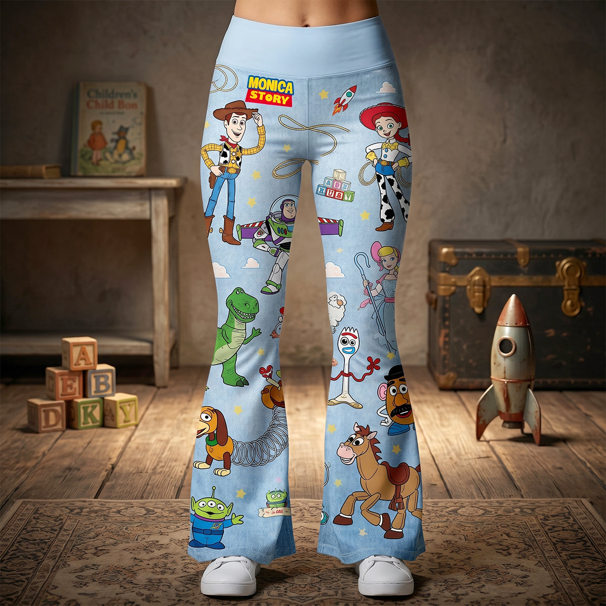Friendship Adventure Flare Leggings - Personalized Gift 02NATN240626-Homacus