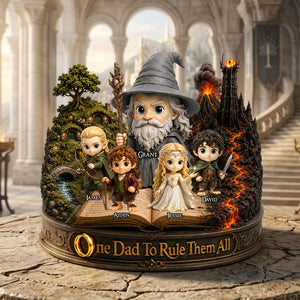 Dad's Legendary Quest Plaque - Personalized Gifts For Dads 03NATA210526-Homacus