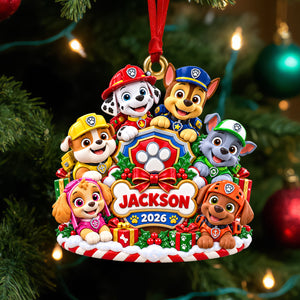 Holiday Rescue Squad Acrylic Ornament - Personalized Christmas Gifts 08tydh191026-Homacus