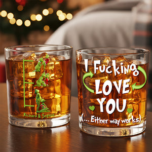 Sinful Christmas Pleasure Glass Mug Personalized Gifts For Couple 03OHQN220925-Homacus