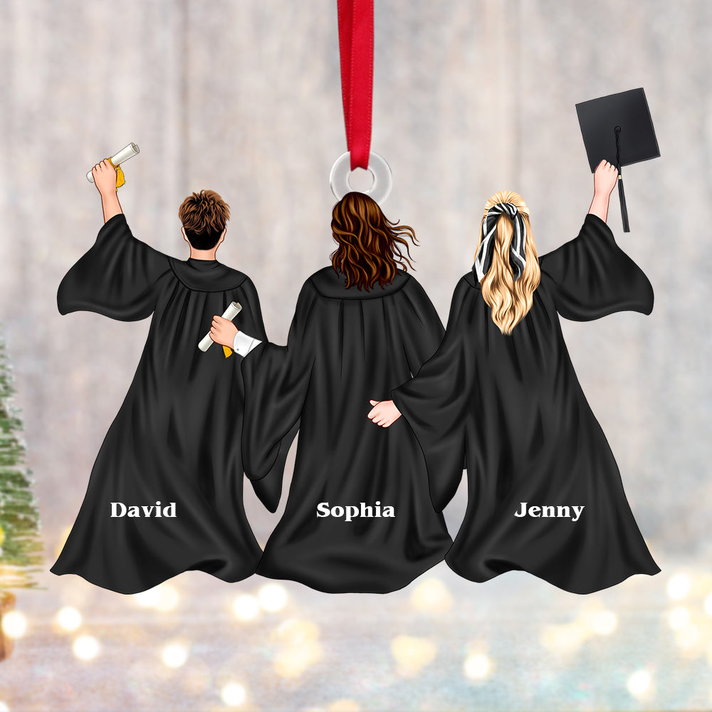 Personalized Christmas Gift For Graduate Celebration Ornament 01ACTN111124TM-Homacus