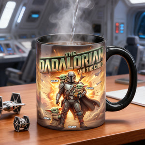 The Warrior Dad And Kids Magic Mug - Personalized Gifts For Dad 03natn150426-Homacus
