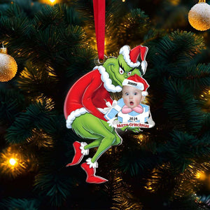 Custom Photo Gift For Christmas Ornament Baby Face 02OHMH130924-Homacus