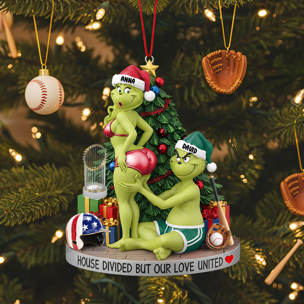 Personalized Gifts For Baseball-loving Couple Christmas Ornament 03hutn250925-Homacus