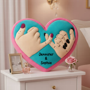 Pinky Promise Pillow - Personalized Personalized Gifts For Besties 08NAQN201125-Homacus
