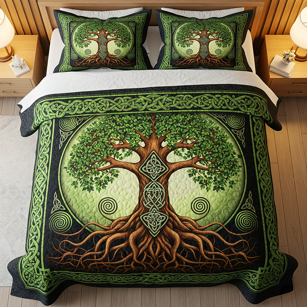 Tree Of Life Quilt Bedding Set Special Line 02HUPU150725-Homacus