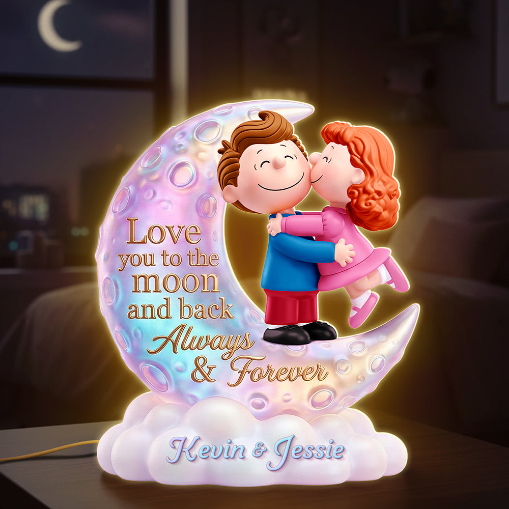 Lovely Couple Acrylic Light Box - Personalized Gifts For Couple 02huta241225-Homacus