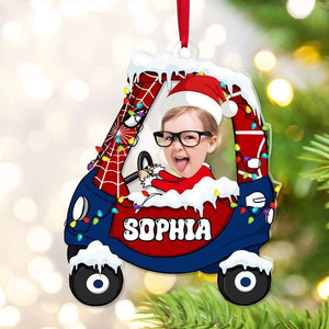 Custom Photo Gift For Kid Christmas Ornament 02KALU211124