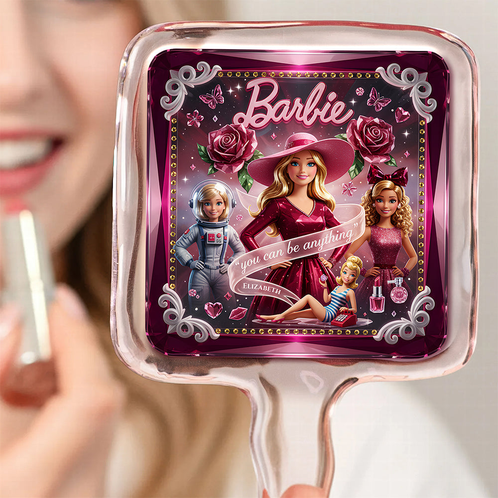 Cute Handheld Mirror - Personalized Gifts For Her 06PADT041225-Homacus