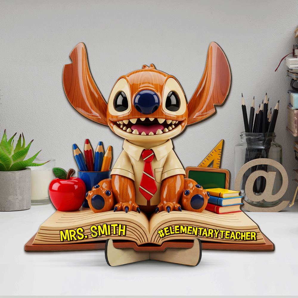 Back To School Teacher Wood Sign - Personalized Gifts For Teacher 06OHPU160725-Homacus