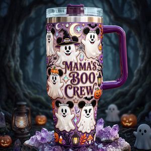 Mama's Boo Crew Ghost 40oz Tumbler - Personalized Gifts For Mothers 03pata070826