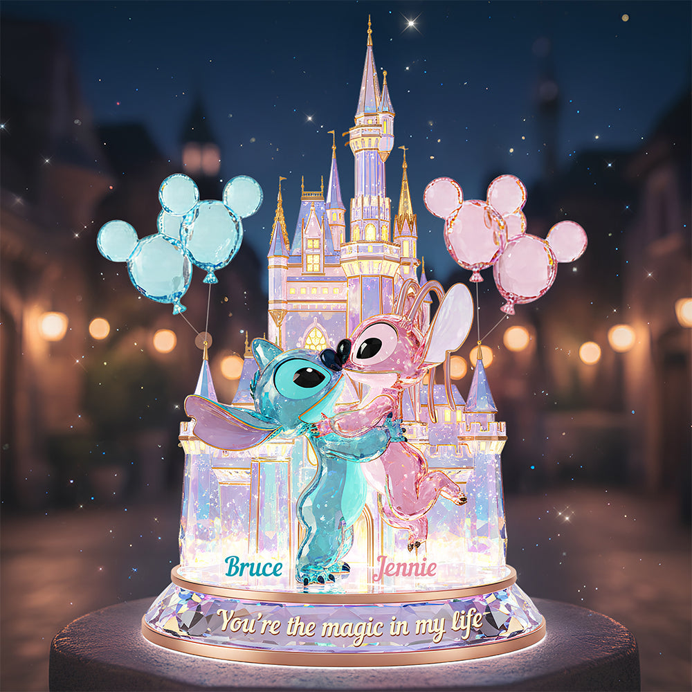 Romantic Couple Acrylic Light Box - Personalized Gifts For Couples 04ohdt291125-Homacus