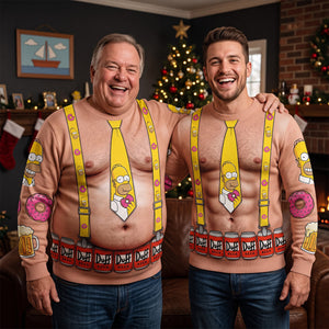 Funny Tie Ugly Sweater - Personalized Gifts For Christmas 03hadt191026-Homacus