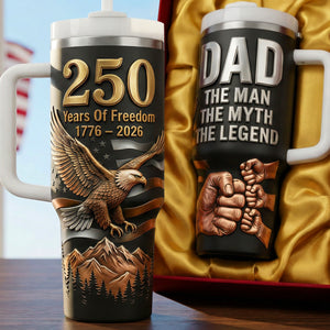 America 250th Anniversary Tumbler - Personalized Gifts For Dad 04naqn020326-Homacus