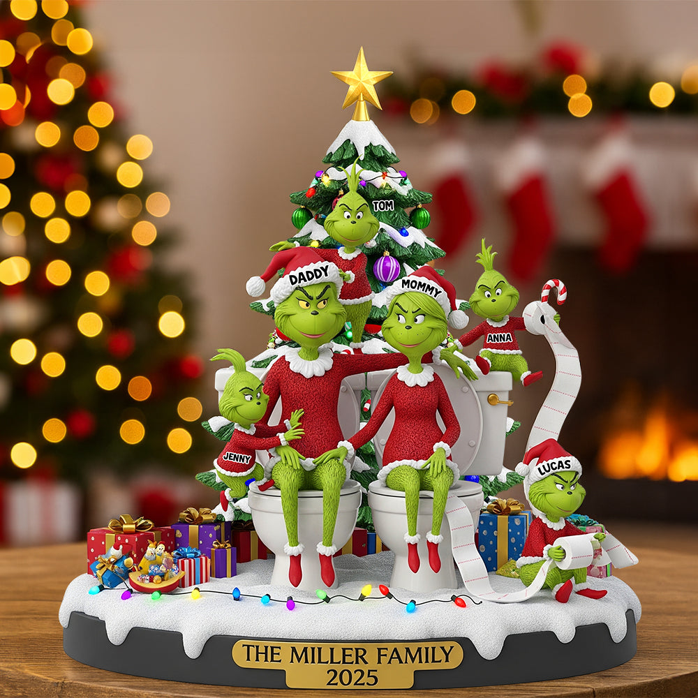 Personalized Christmas Gifts For Family Plaque 03natn180925-Homacus