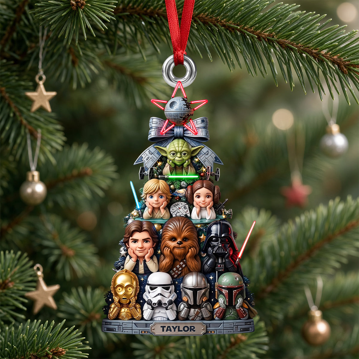 Lovely Deep Space Acrylic Ornament, Personalized Christmas Gifts 09qhdh091026-Homacus