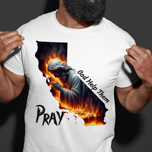 Pray for California Los Angeles Fire Shirt 05ohpu110125 Pray God Help Them-Homacus