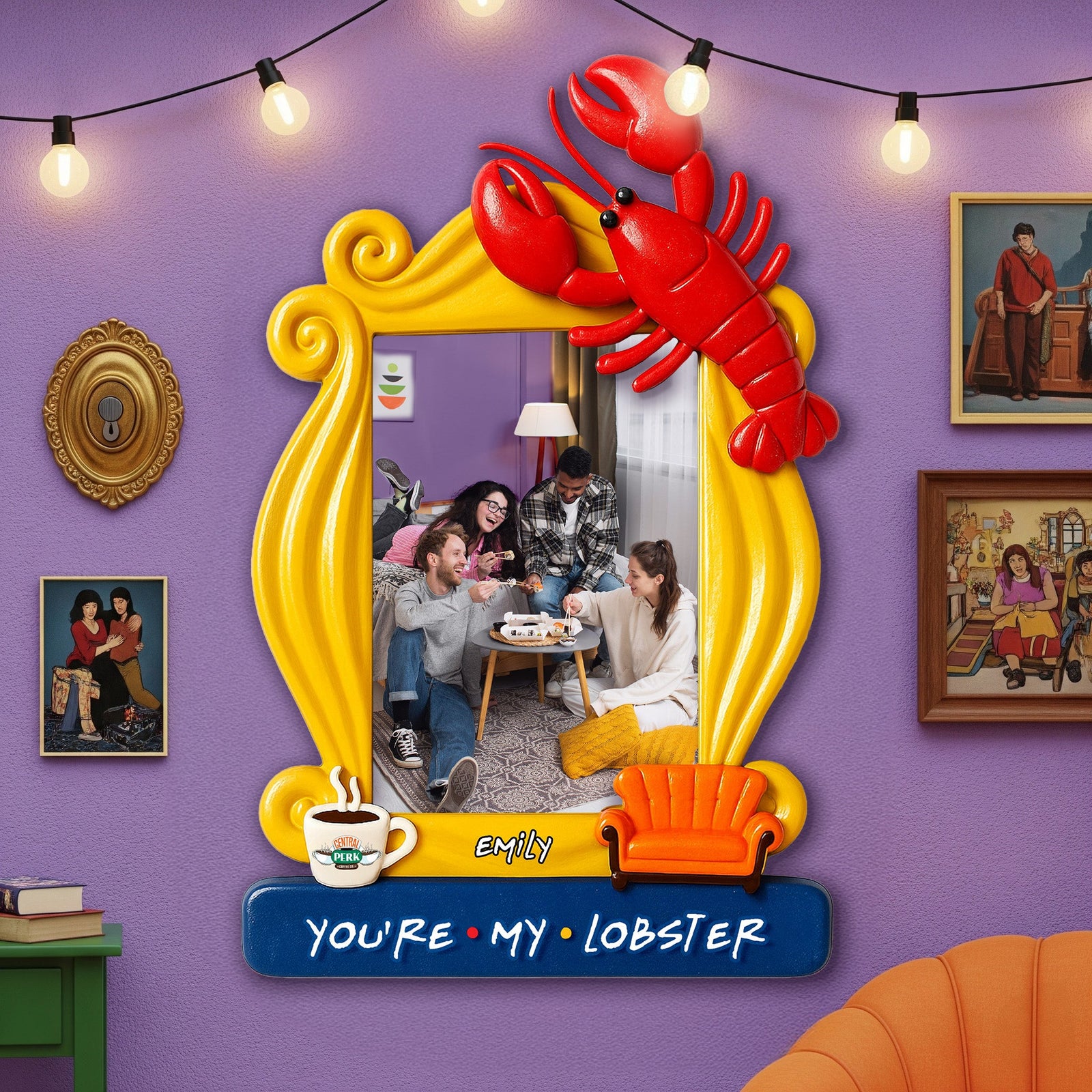 Besties Custom Shaped Mirror - Personalized Gifts For Friends 02PGMG280725-Homacus