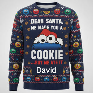 Dear Santa Funny Ugly Sweater – Personalized Christmas Gifts 02kiqn171125-Homacus