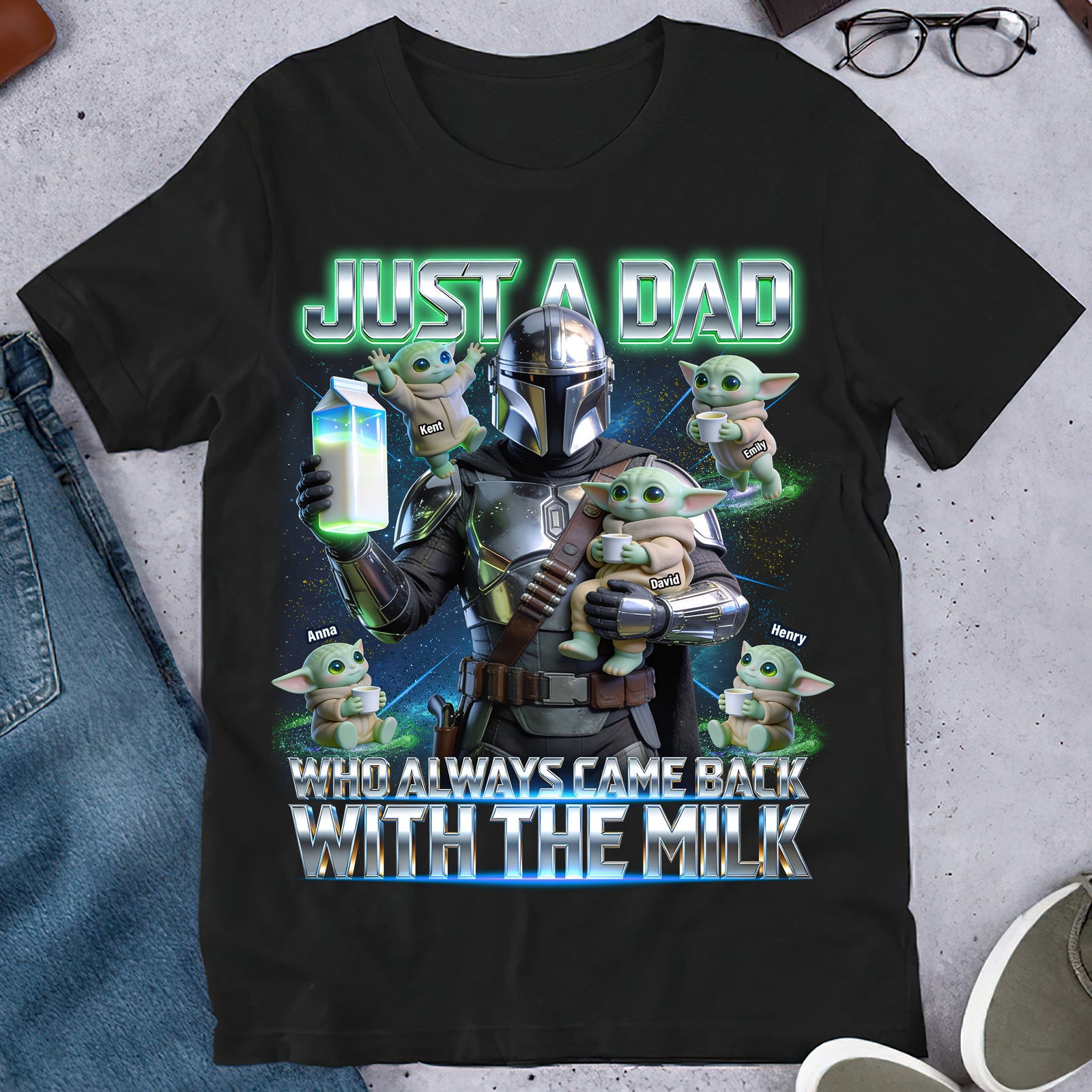 Just A Dad Shirt - Personalized Gifts For Dad 01PGQN040526-Homacus