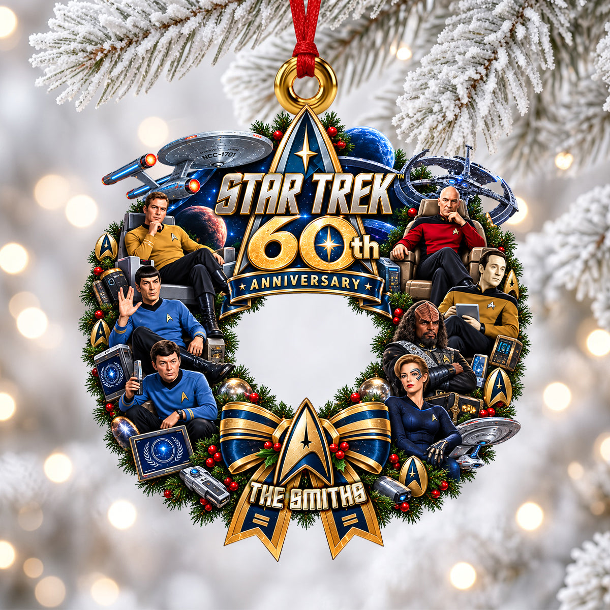 60th Anniversary Universe Ornament - Personalized Gifts For Christmas Ornament 03OHDH230926