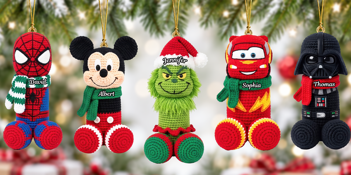 Adorable Character Acrylic Ornament - Personalized Gift For Christmas 08TYQN141026-Homacus