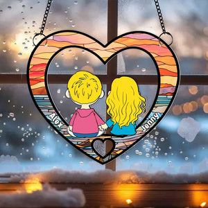 Personalized Gifts For Couple Suncatcher Ornament 02OHMH061224HG-Homacus