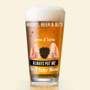 Personalized Gifts For Make Love Couple Beer Glass 04nadc220724hh-Homacus