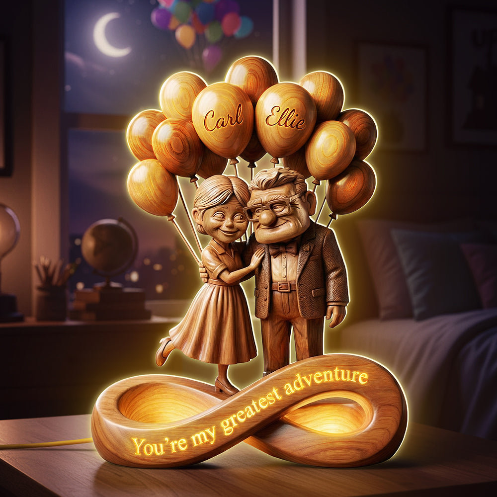 Old Couple Infinity Acrylic Light Box - Personalized Gifts For Couple 02pata140126-Homacus