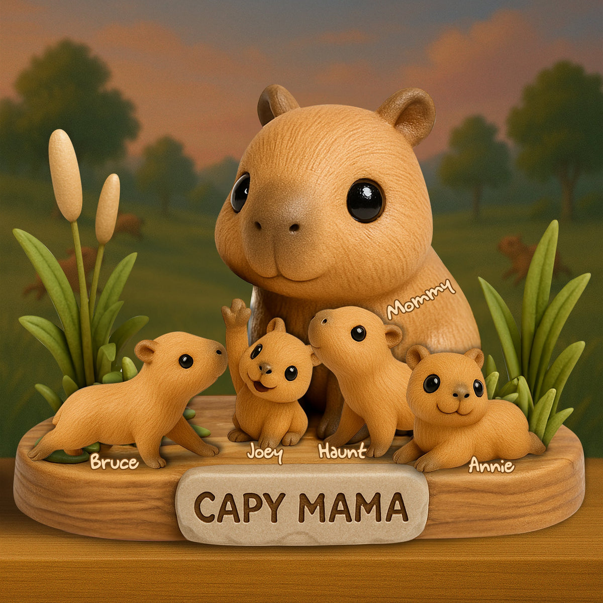 Water Pudge Mom Acrylic Plaque - Personalized Gifts For Mother 05NALU150425-Homacus