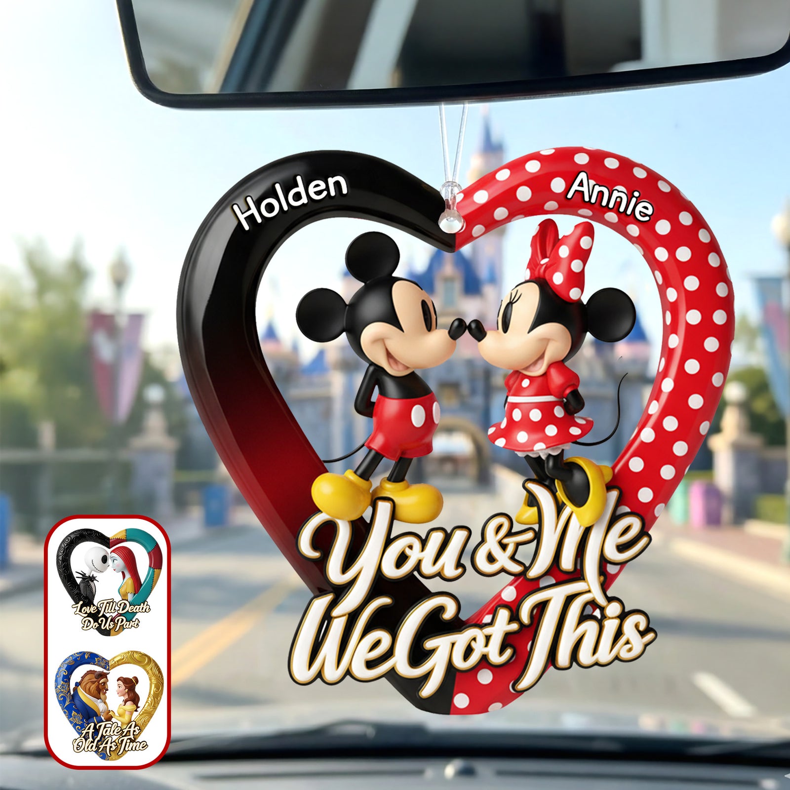 Lovely Couple Car Ornament - Personalized Gifts For Couples 02hymg271125-Homacus
