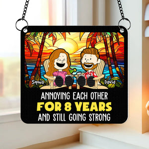 Personalized Gifts For Couple Lover Suncatcher Beach Summer 01XQDT110125PA-Homacus