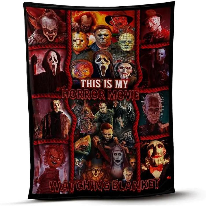 This Is My Horror Movie Blanket - Halloween Gifts For Horror Movie Fans 80laxx180725-Homacus