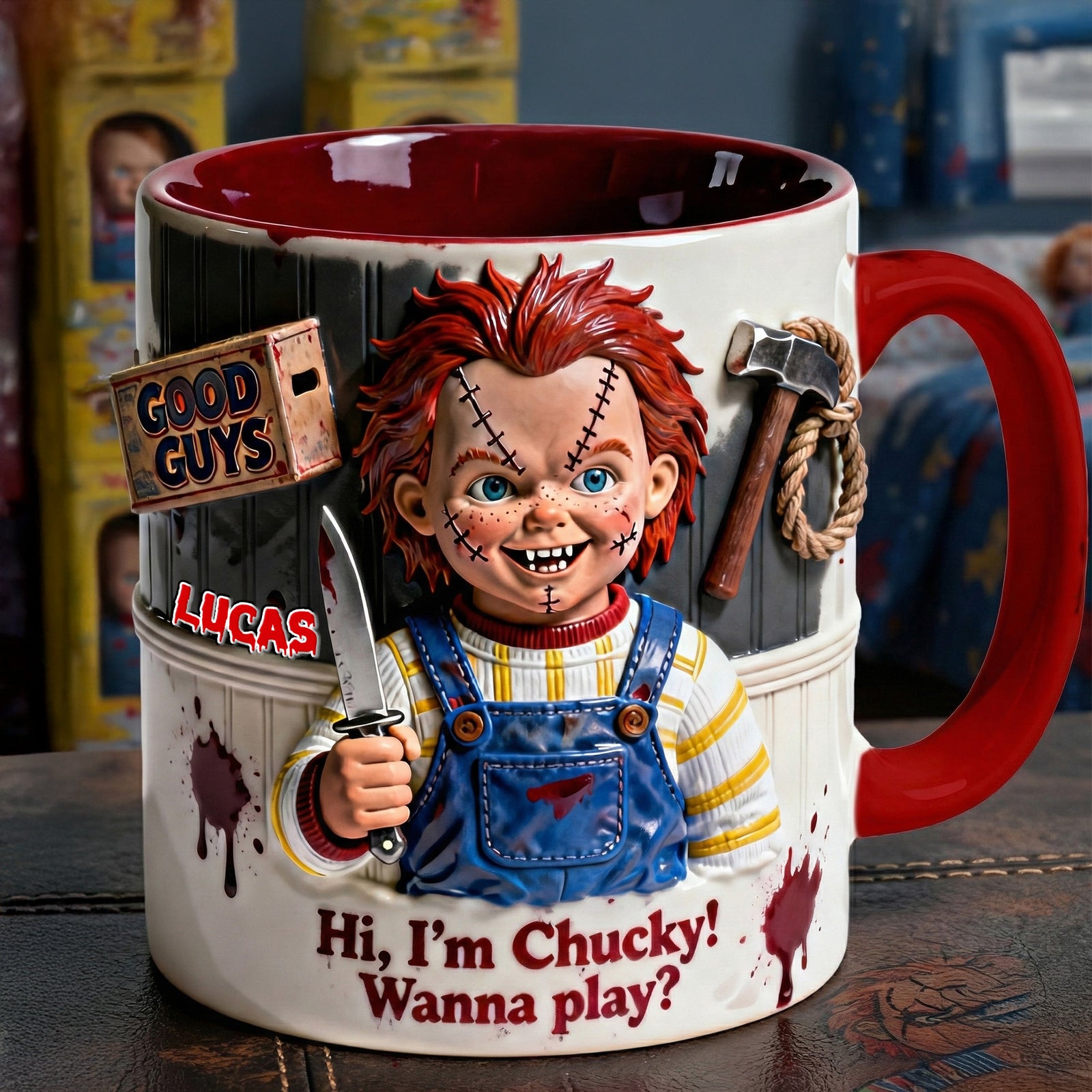 Horror Villain Accent Mug - Personalized Gifts 01namg050126-Homacus