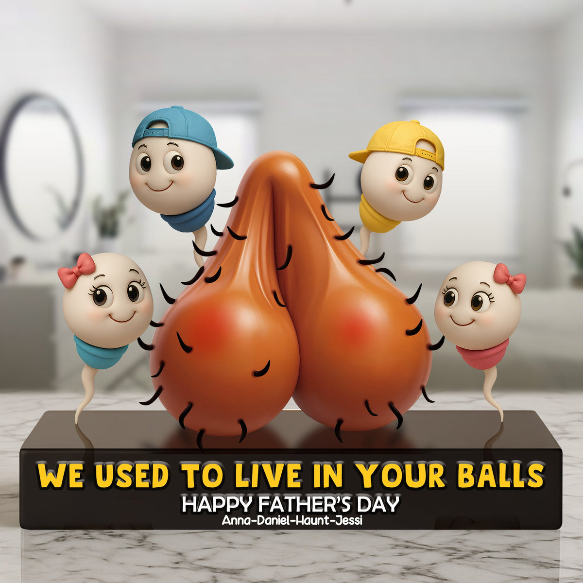 Funny Dad Acrylic Plaque - Personalized Christmas Gifts For Dad 02OHLU250425-Homacus