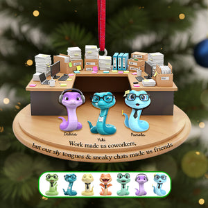 Snake Coworker Acrylic Ornament - Personalized Gifts For Coworker 05tomg151125-Homacus