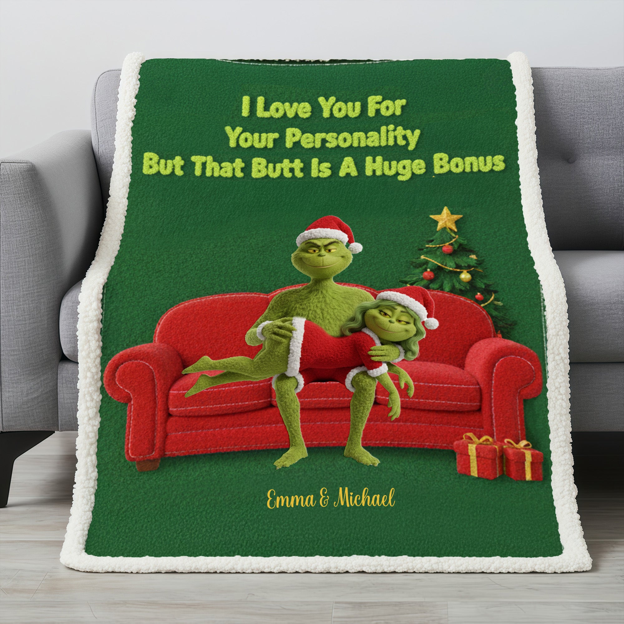 Couple Love Your Personality Blanket - Personalized Gifts For Couple 04ohmg171125-Homacus