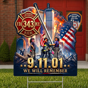 A Pray For Fallen Firefighters Yard Sign - Personalized Gifts For Memorial 03hudh050826-Homacus