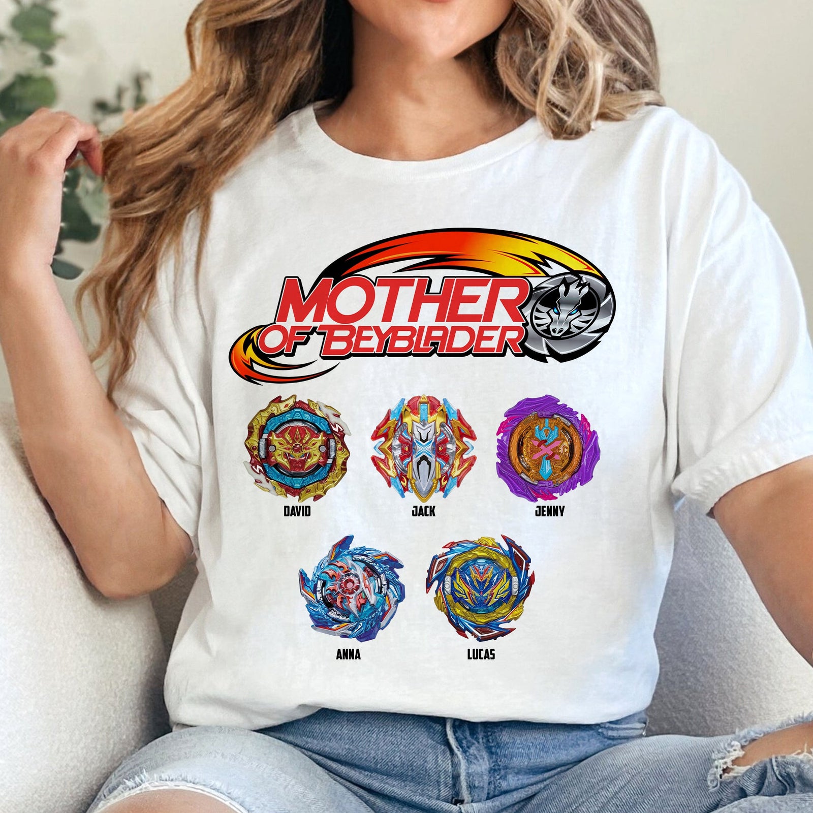 Personalized Gifts For Mom Shirt 01natn210325 Mother Of Beyblader-Homacus