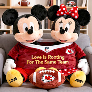 Couple American Football Custom Shape Pillow - Personalized Gifts For Couple 05natn191225-Homacus